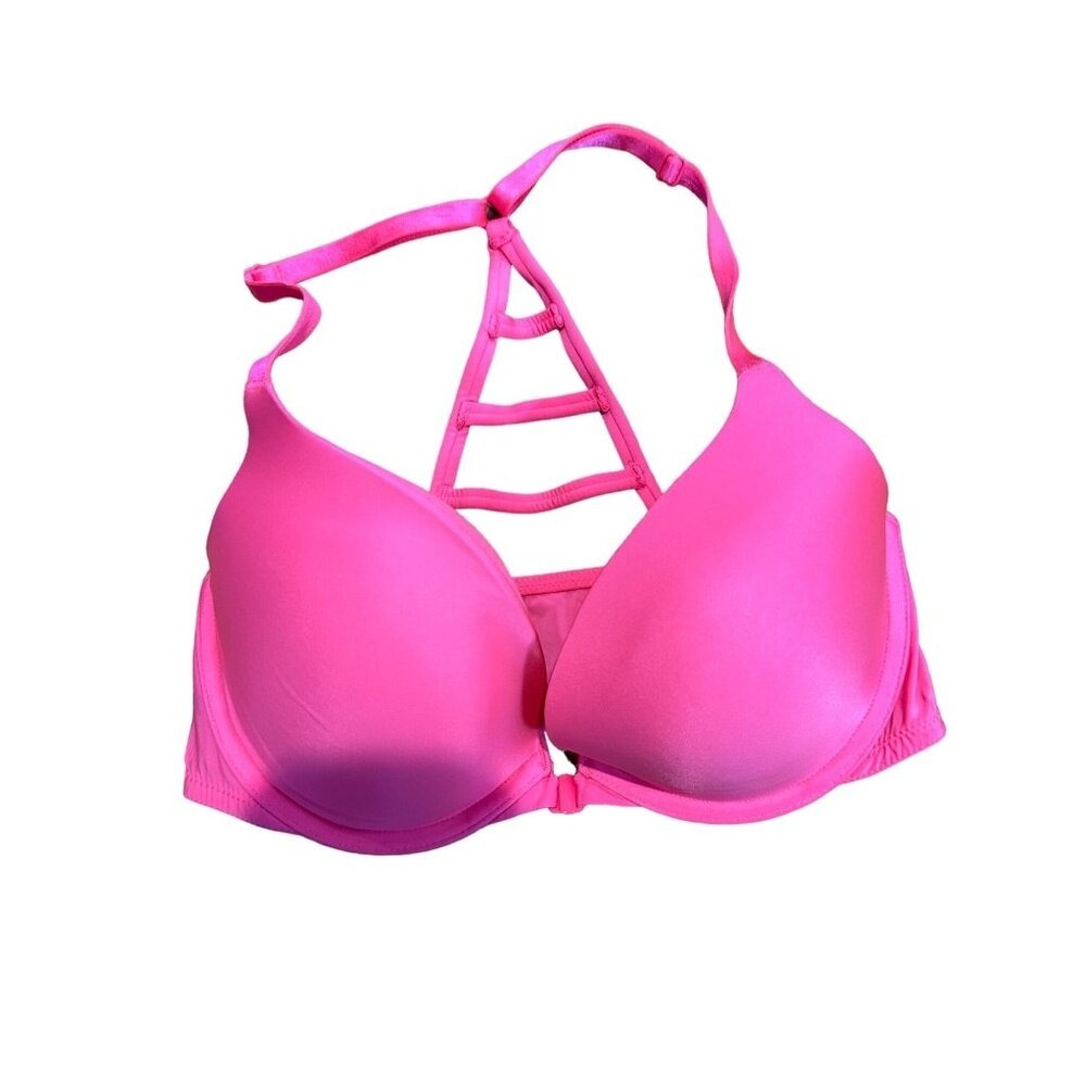 Victoria's Secret‎ 32D Ladder-Back Push-Up Bra – Hot Pink